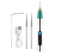 Stylo de gravure pour les matériaux - Machine à sculpter, 3 réglages de vitesse, stylo de gravure rotatif rechargeable - pour artistes, bijoux, bois, verre, pierre, travail du bois, travail du