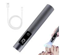 Stylo de lampe à ongles LED UV, lampe UV pour ongles gel lumière LED séchage rapide portable Lampe gel réglable avec interrupteur tactile rechargeable, sèche