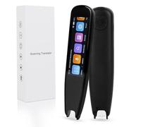 Stylo de Lecture dyslexique, OCR 142 Langues Offline, Scanner dyslexique, Traduction du Stylo traducteur pour Les Personnes âgées, Les Enfants, Les étudiants, soutient la Voix, Le Scan (Noir)