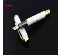 Stylo De Luxe Lourd 7039, Stylo À Encre Rouge Blanc Noir, Fournitures Scolaires De Bureau D'affaires Pour Étudiants