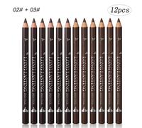 Stylo De Maquillage Professionnel Pour Les Yeux Pour Femme,Couleur Facile,Naturel,Noir,Marron,Cosmétique,Miles,6/12 Pièces.6pcs 02-6pcs 03.