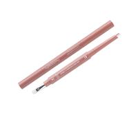 Stylo de maquillage sous les yeux avec double ton, blanc marron, B | Double crayon d'argile pour mettre en évidence et ombrage. Texture facile à mélanger pour une application sans couture