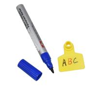Stylo De Marque D'oreille De Porc,Stylo D'étiquette D'oreille De Bétail Et De Mouton,Numéro D'étiquette D'oreille Dédié,Marqueur Permanent Sans Déformation Pour Stylo Gras - Type Bleu