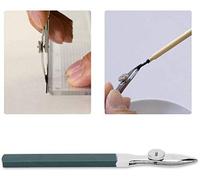 Stylo de masquage pour bandes dessinées, pointe ovale réglable et précise, stylo ruling pen pour ligne nette et uniforme, for artistes débutants à professionnels, illustration, manga, calligraphie