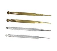 Stylo de Massage des Points d Acupuncture Auriculaire 4 Pièces Acier | Inoxydable, Détection Précise et Positionnement des Points, Embout Bille Solide Protecteur, Réflexologie Auriculaire