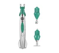 Stylo de Massage Électrique pour Dos et Cou, Soulagement | Têtes Plate et Ronde Incluses, Usage au Travail Voyage, Plastique, Soin Corporel Ciblé
