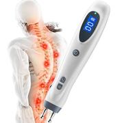 Stylo De Massage Électrique pour Méridiens D'acupuncture, Stylo De Massage pour Acupuncture Et Traitement De La Douleur avec Double Extrémité, Réglage De L'intensité sur 10 Niveaux Et 5 Modes
