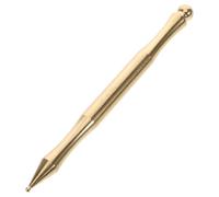 Stylo de Massage en Laiton Double-embout Points D'acupuncture | Conception Ergonomique Facile à Nettoyer, Outil Précis pour Réflexologie, Usage Quotidien au Bureau ou Salle de Sport