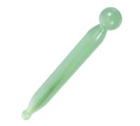 Stylo de Massage Gua Sha en Résine, Pierre Rose, Vert | Outil pour Peau du Visage, Surface Lisse, Routine Détente, Praticiens et Salon, Usage Traditionnel