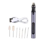Stylo de meulage intelligent avec chargement USB pour stylo d'affûtage électrique intelligent, 3 vitesses, dispositif de gravure réglable pour W
