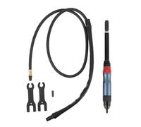 Stylo de meulage pneumatique étendu avec mandrins de 3 mm et 6 mm et entrée d'air filetée de 1/4 pouce - Meuleuse industrielle pour les applications de nettoyage, de chanfreinage