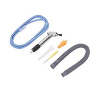 Stylo de meulage pneumatique, micro-meuleuse à air avec tête pliable à 120 degrés, haute vitesse de 65 000 tr/min pour les travaux d'artisanat sur verre et pierre, comprend un tube