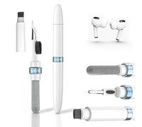 Stylo de Nettoyage de Casque Bluetooth, Kit de Nettoyage Airpods, Brosse de Nettoyage de Casque Multifonction, Universel, Compatible avec Airpods 1 2 Pro (lumière Bleue)