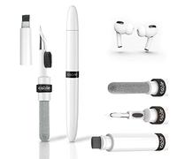Stylo de nettoyage de casque Bluetooth, Kit de nettoyage Airpods, Brosse de nettoyage de casque multifonction, Universel, Compatible avec Airpods 1 2 Pro (Black)