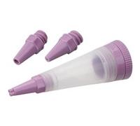 Stylo de pâtisserie et 3 embouts de décoration Zenker Sweet Sensation ref 684695 Transparent G