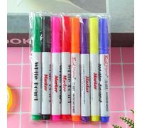 Stylo De Peinture À L'eau Magique Bricolage Pour Enfants,Dessin À L'eau,Marqueurs Flottants Pour Tableau Blanc,Stylo De Marquage Coloré,Jouets D'éducation Précoce - Type 8 Colors