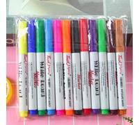 Stylo De Peinture À L'eau Magique Bricolage Pour Enfants,Dessin À L'eau,Marqueurs Flottants Pour Tableau Blanc,Stylo De Marquage Coloré,Jouets D'éducation Précoce - Type 12 Colors