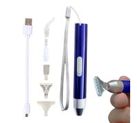 Stylo de peinture à strass, stylo LED à strass | Outil artisanal portable fait main pour décoration d'ongles