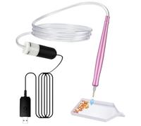 Stylo de peinture à strass, stylos électriques à absorption sous vide, adsorption de perles USB, applicateur portable pour atelier, maternelle, activité d'équipe