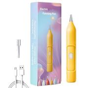 Stylo de peinture au diamant électrique - IPX5 Imperméable Strass Sug Art Dot Pen, Outil de ramassage de projet de peintre rechargeable Adsorption automatique du vide pour les activités, la salle de
