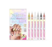 Stylo De Peinture D'ongles Détaillé Pour Projets Marqueurs D'art D'ongles À Pointe Fine Pour Femmes Décorations Application Facile Stylo À Ongles