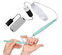 Stylo de Peinture en Strass, Stylo de Peinture en Strass électriques - Rhinestone Peinture GEM Dotting Art ÉLECTRIQUE Pense,Adsorption de Perles Applicateur Automatique USB Portable pour Les Adultes,