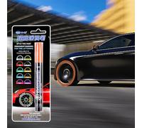 Stylo de peinture pour pneus - Blanc, marqueur de peinture, stylo de retouche, étanche | Permanent, résistant à la décoloration, pour voitures, pneus, graffitis, chaussures, verre et toile.