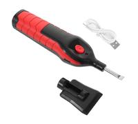 Stylo de Réparation à Chaud sans Fil pour Sols Vinyle et Carrelage | Contrôle Intelligent de Température, Plastique Rouge, Usage Maintenance et Bricolage, Outil Portable Rechargeable