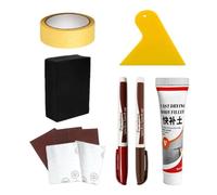 Stylo de réparation des rayures du bois - 25 g - Marqueur de meubles pour une réparation rapide et professionnelle - Stylo de réparation du bois pour parquet, sol, porte, armoire, plan de travail