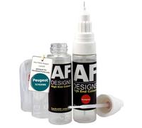 Stylo de retouche compatible avec Peugeot 7CYEXWA Bleu Neysha Nacre Metallic vernis transparent à séchage rapide peinture de retouche peinture automobile