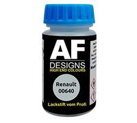 Stylo de retouche compatible avec Renault 00640 Gris Iceberg Metallic vernis à séchage rapide peinture pour retouches peinture automobile