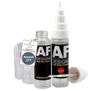 Stylo de retouche compatible avec Renault 271 Bleu Iris Metallic vernis transparent à séchage rapide peinture de retouche peinture automobile