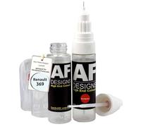 Stylo de retouche compatible avec Renault 369 Blanc Glacier vernis transparent à séchage rapide peinture de retouche peinture automobile