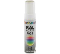 Dupli-Color - Stylo retouche peinture acrylique - Gris silex (RAL 7032) - Brillant - Tous supports