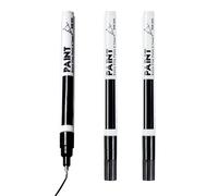 Stylo de retouche - peinture pour jantes, stylo de retouche étroit en 3 pièces pour jantes de voiture | Revêtement de roue en alliage, Kit de réparation professionnel des rayures de jante, dissolvant