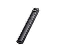 Stylo de Retournement de Page Sans Fil Sensible PPT Stylet Coulissant USB Pointeur Télécommande Infrarouge pour Projecteur Noir