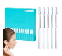 Stylo de retrait de cérumen - 24 pièces de nettoyant en résine douce, kit de retrait de cérumen réutilisable pour adultes | Outil de pic d'oreille sûr pour les personnes âgées et les , gêne