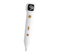 Stylo de retrait de grains de beauté plasma réglable à 9 vitesses, écran LCD à lumière bleue, gomme ionique rechargeable, instrument de beauté précis pour nettoyage de la peau du visage, corps entier