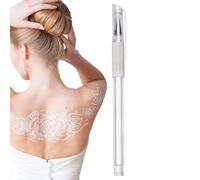 Stylo De Scribe De Peau Blanche | Outil De Cartographie Du Marquage Du Corps Pour Le Tatouage, Les Sourcils, La Beauté | Stylo D'artiste Lavable Léger Pour Dessin De La Peau, Marqueur De Position Cosm