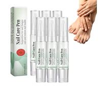 Stylo de soin des ongles à l'essence fortifiante - Soutien des cuticules et renouvellement de l'apparence des ongles abîmés, sérum d'origine végétale pour l'entretien des ongles, 4ml (6 pièces)