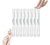 Stylo de soin des ongles avec durcisseur et fortifiant - Stylo à huile pour cuticules pour nourrir, crayon à ongles pour blanchir, pour le soin des ongles des mains et des pieds, 3ml (8 pièces)