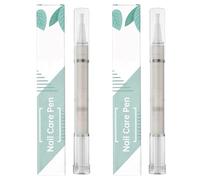 , Stylo de soin des ongles pour ongles abîmés, paquet de 2 stylos anti-champignons des avec huile d'arbre à thé et vitamine E, stylos à huile nourrissants pour cuticules pour renforcer les ong