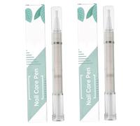 Stylo de soin des ongles, stylo de soin des ongles pour abîmés, paquet 2 champignons avec huile d'arbre à thé et vitamine E, stylos à huile nourrissants pour cuticules pour renforcer les on