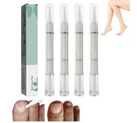 Stylo de soin et réparation des ongles Mullend, ingrédients naturels avec huile d'arbre à thé & vitamine E, sérum renforçateur et durcisseur pour ongles et orteils abîmés (4pcs)