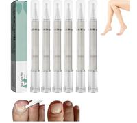 Stylo de soin et réparation des ongles Mullend, ingrédients naturels avec huile d'arbre à thé & vitamine E, sérum renforçateur et durcisseur pour ongles et orteils abîmés (6pcs)