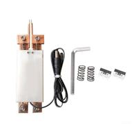 Stylo de soudage par points intégré à main avec déclencheur automatique pour soudeur par points de batterie, convient pour machine à souder à batterie, design barre de cuivre (blanc)