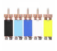 Stylo de soudage par points pour batterie au Lithium, pince de soudage professionnelle avec interrupteur de fin de course à double ressort pour Machine de soudage par points de (Bleue)