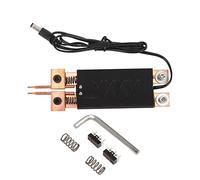 Stylo de soudage par points pour batterie, mini soudeur par points, déclencheur automatique, stylo de soudage par points portatif intégré, tige en laiton épais, double ressort, (Black)