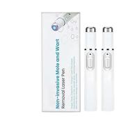 Stylo de suppression de taupe et de verrure non invasive, stylo de suppression de taupe et de verrure Bikenda pour tous les types de peau, outil de réparation professionnel doux (2PCS)