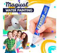 Stylo De Tableau Blanc Magique De Peinture À L'eau 4 Couleurs Pvc Stylo Marqueur De Couleur Effaçable Non Toxique Stylo De Tableau Noir Effaçable À Sec À Base D'eau